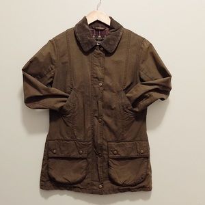 Barbour Classic Beadnell Wax Jacket in Olive